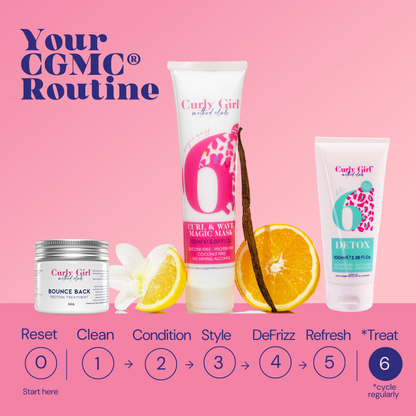 Curly Girl Treatment Trio | Detox • DeFrizz • Definition