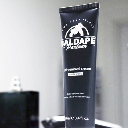 Baldape Parlour - Charcoal Body Hair Removal Cream