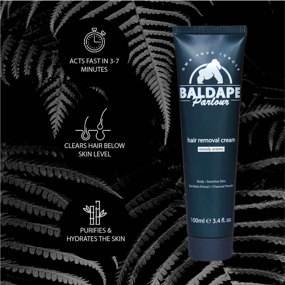Baldape Parlour - Back & Body Hair Removal - The Silverback Kit
