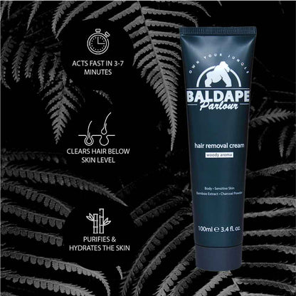 Baldape Parlour - Back & Body Hair Removal - The Silverback Kit