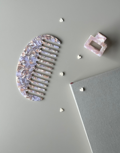 ReverieHair Glossy Glam / Pink / Hair Comb