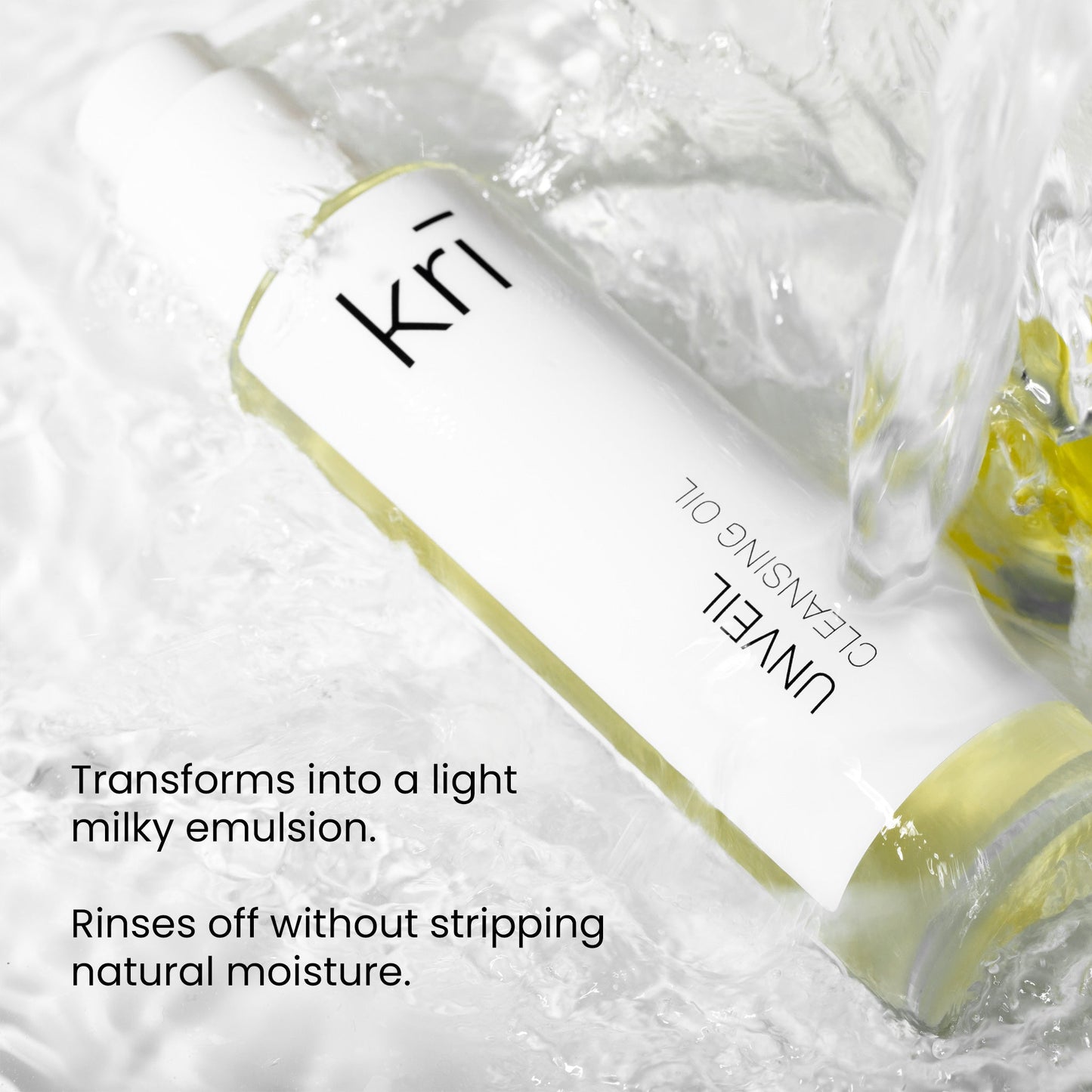 Krī Skincare - Unveil Oil-to-Milk Cleansing Oil