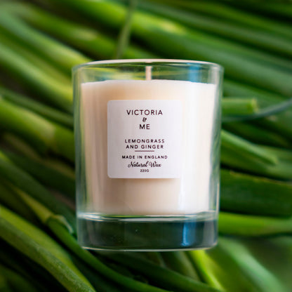 Victoria and Me - Lemongrass and Ginger Candle