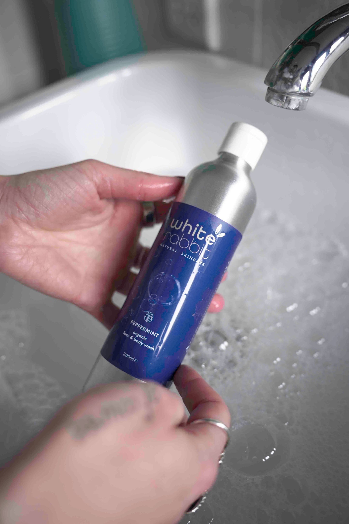 White Rabbit Skincare - Organic Peppermint Face and Body Wash