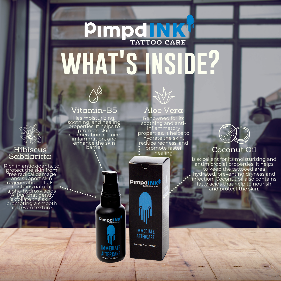 Pimpdink Tattoo Care - TATTOO IMMEDIATE AFTERCARE | 50ml Pump