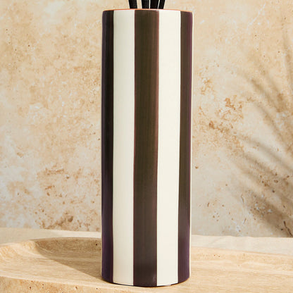 Zesty Lemons Marrakesh: Chocolate  Striped Diffuser