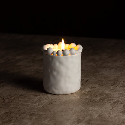 Zesty Lemons London Collective Beaded Candle - Amber Noir