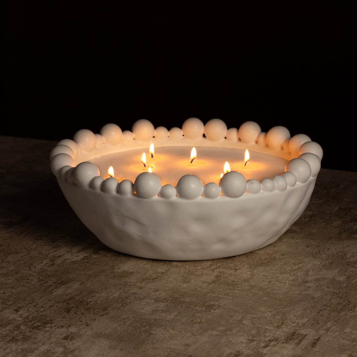 Zesty Lemons London Collective Statement Beaded Candle - Amber Noir