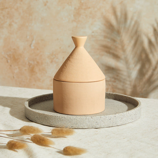 Zesty Lemons Marrakesh: Sandstone Candle - Myrrh & Tonka