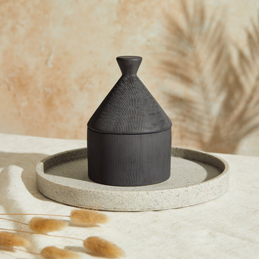 Zesty Lemons Marrakesh: Graphite Candle - Activated Charcoal & Matcha