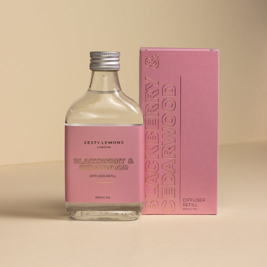 Zesty Lemons Blackberry & Cedarwood: 200ml Diffuser Refill