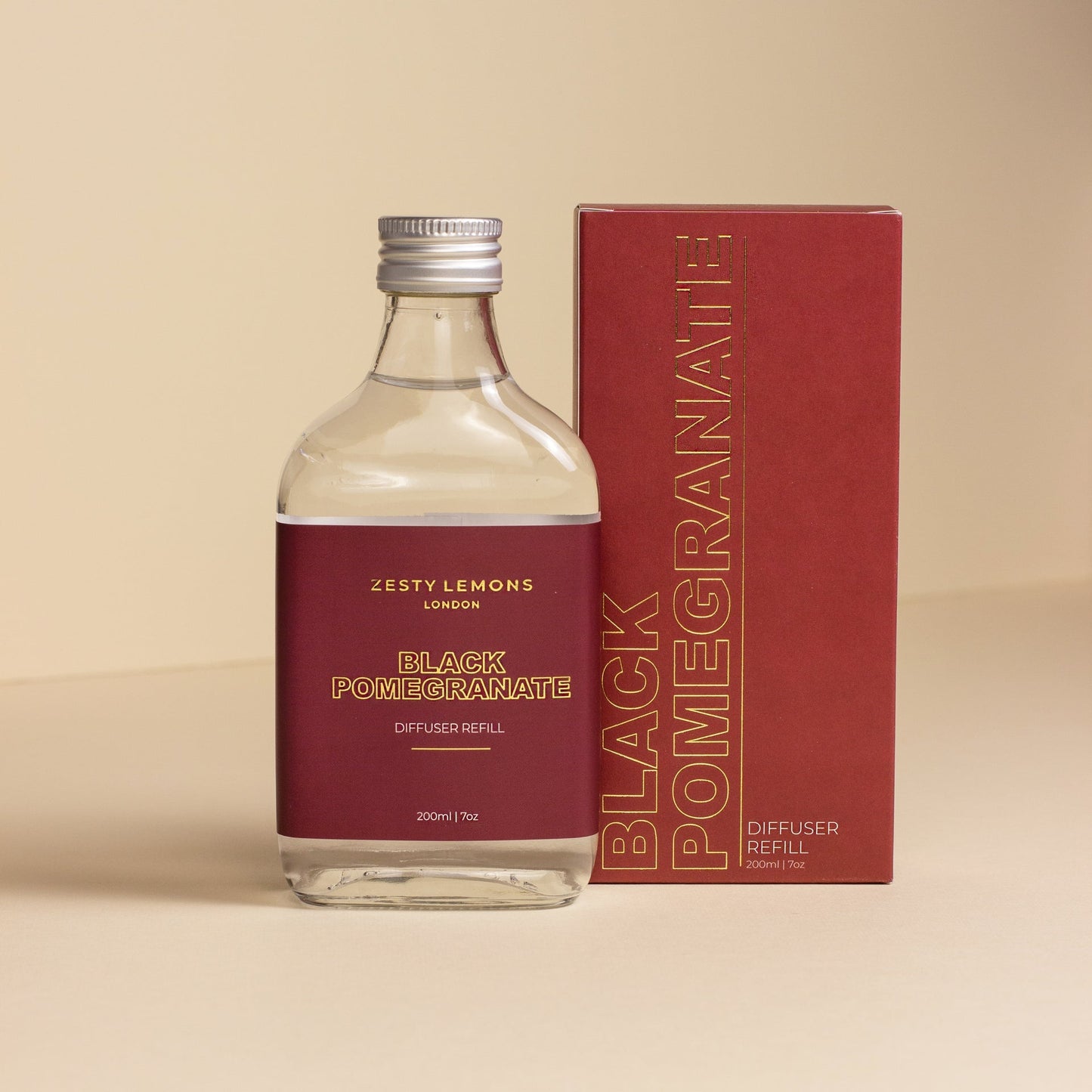 Zesty Lemons Black Pomegranate: 200ml Diffuser Refill