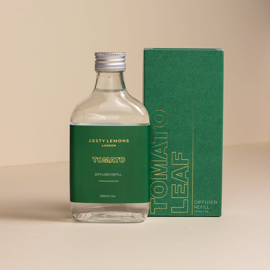 Zesty Lemons Tomato Leaf: 200ml Diffuser Refill