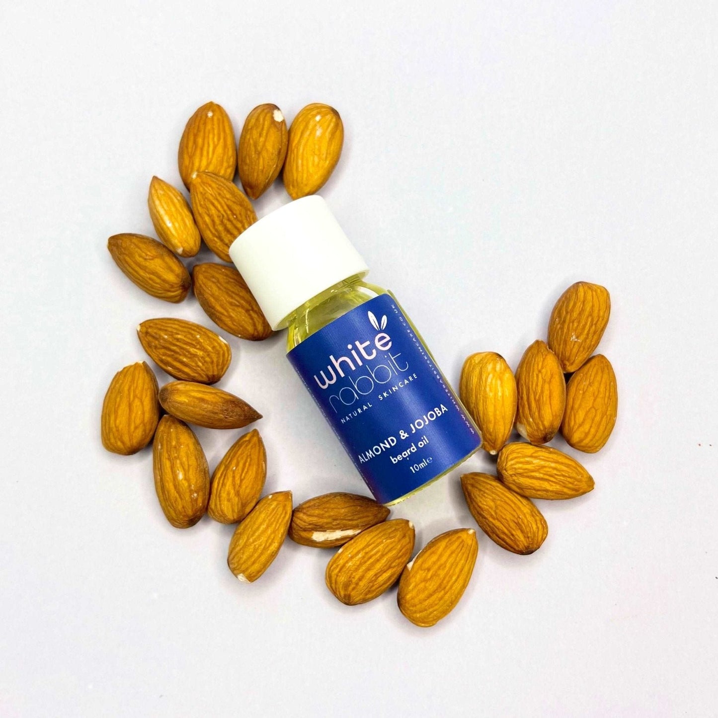 White Rabbit Skincare - Almond & Jojoba Beard Boosting Oil - 10ml travel/trial size