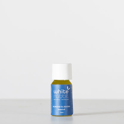 White Rabbit Skincare - Almond & Jojoba Beard Boosting Oil - 10ml travel/trial size