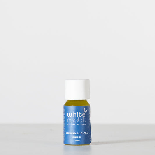 White Rabbit Skincare - Almond & Jojoba Beard Boosting Oil - 10ml travel/trial size