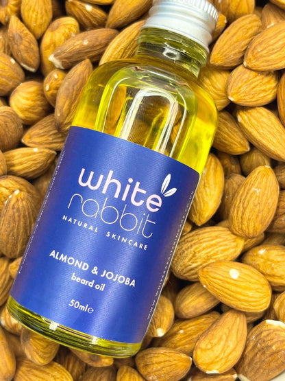 White Rabbit Skincare - Almond & Jojoba Skin and Beard Boosting Oil - 50ml