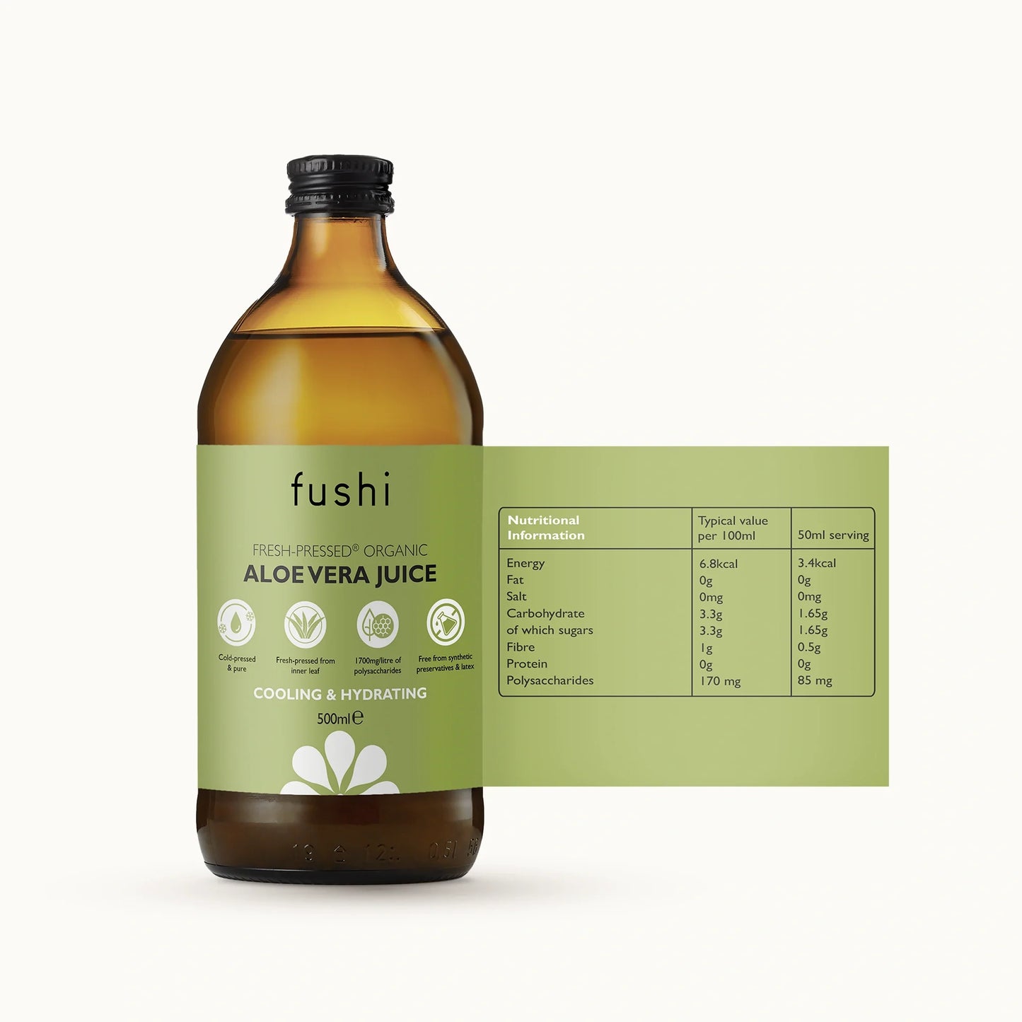 Fushi Wellbeing - Organic Aloe Vera Juice 500ml