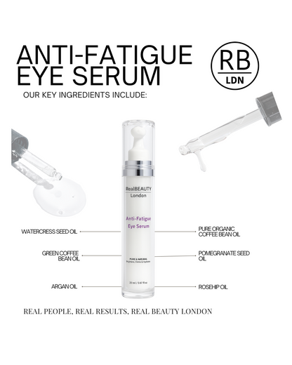 Real Beauty London - Anti-Fatigue Eye Serum with Eye Roller
