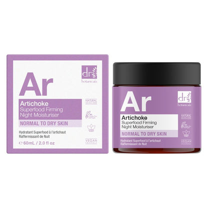 Dr Botanicals - Artichoke Superfood Firming Night Moisturiser 60ml