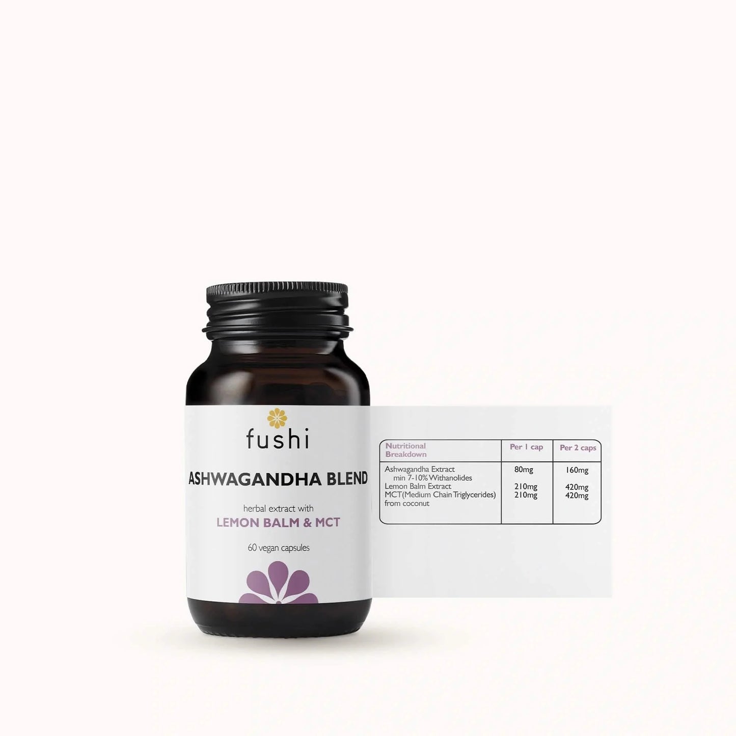 Fushi Wellbeing - Ashwagandha with Vegan MCT Extract