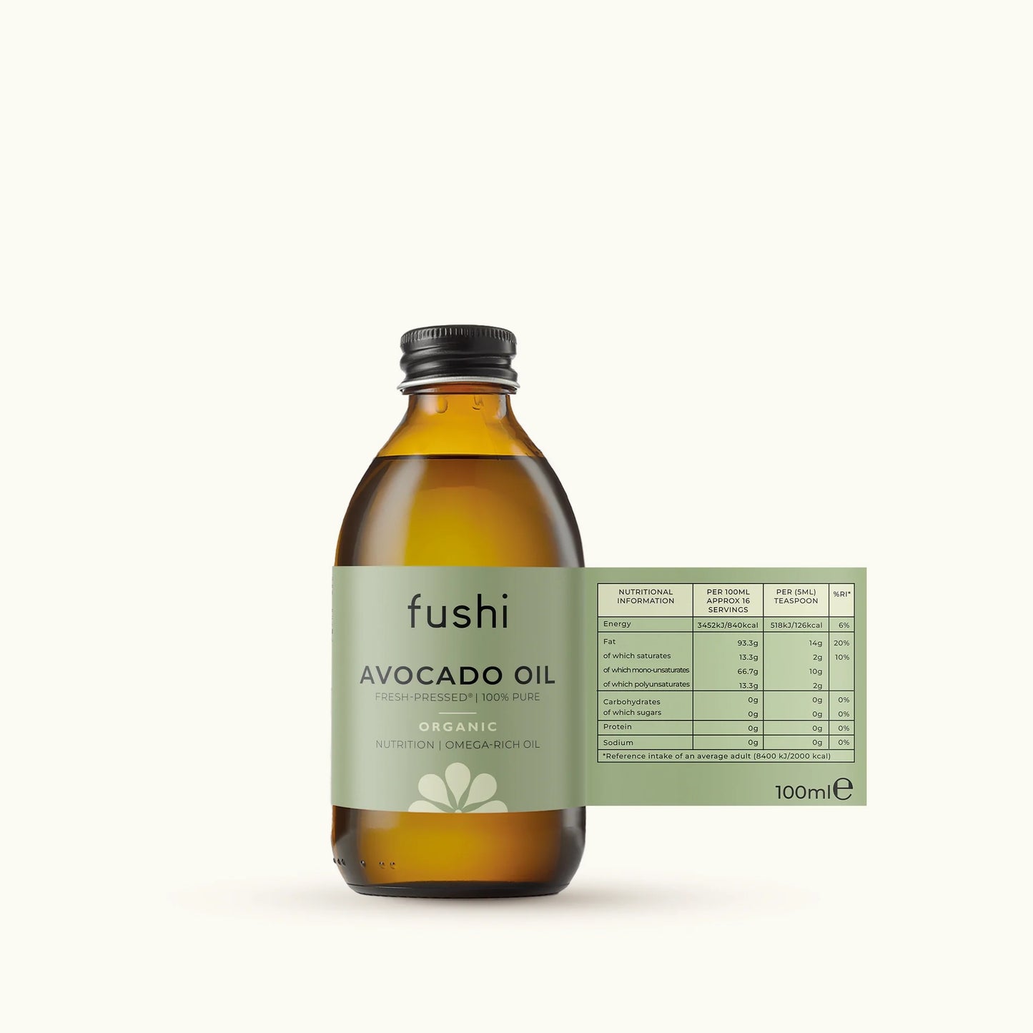 Fushi Wellbeing - Organic Avocado Oil 100ml