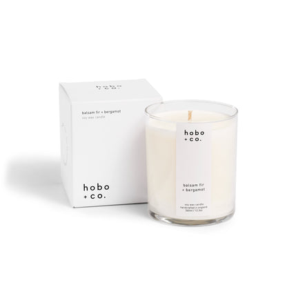 Hobo+Co - Large Balsam Fir and Bergamot Candle