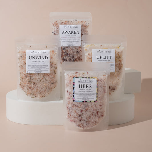 Wild Rising Skincare - Complete Bath Salt Set