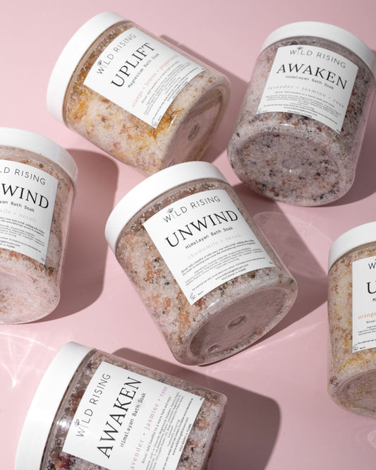 Wild Rising Skincare - Bath Salt Trio