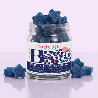 Curly Girl Grow + Glow Hair Vitamins - Biotin+ Gummies