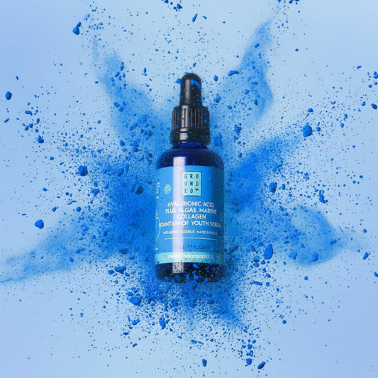 Grounded Body - Blue Algae & Collagen Fountain of Youth HA Facial Serum