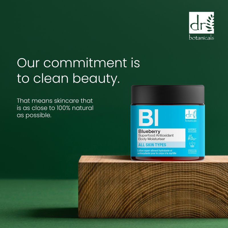 Dr Botanicals - Blueberry Superfood Antioxidant Body Moisturiser 60ml
