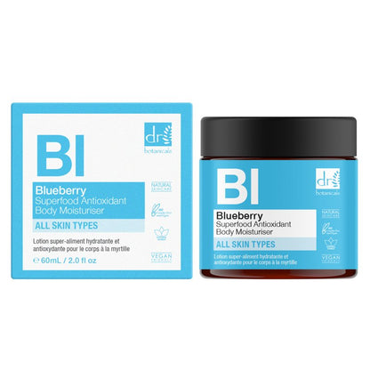 Dr Botanicals - Blueberry Superfood Antioxidant Body Moisturiser 60ml