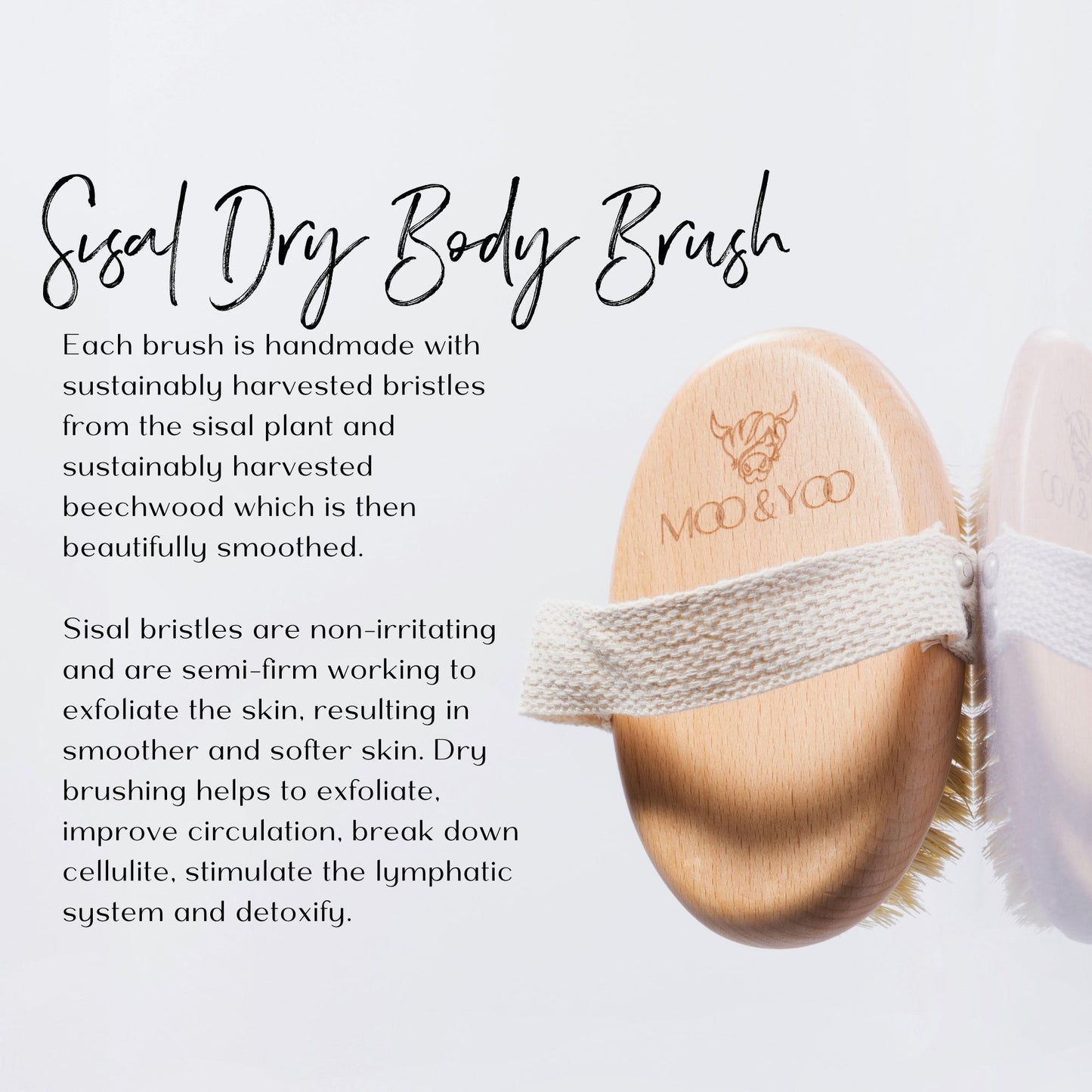 Moo&You Sisal Dry Body Brush
