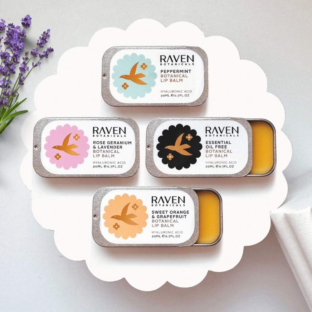 Raven Botanicals Botanical Lip Balms Set
