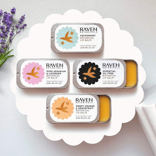 Raven Botanicals Botanical Lip Balms Set