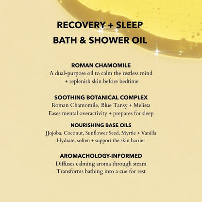 Anatomē - Calming Bath & Shower Oil with Roman Chamomile – Sleep & Stress Relief