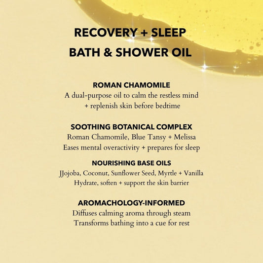 Anatomē - Calming Bath & Shower Oil with Roman Chamomile – Sleep & Stress Relief