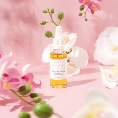 Soloskin London Fragrance Free Night Face Oil 10mls