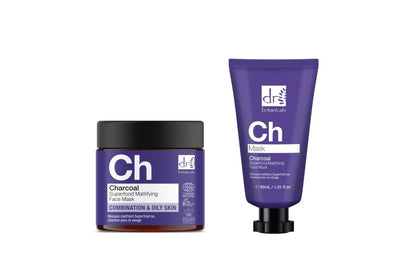 Dr Botanicals - Charcoal Superfood Face Mask Duo