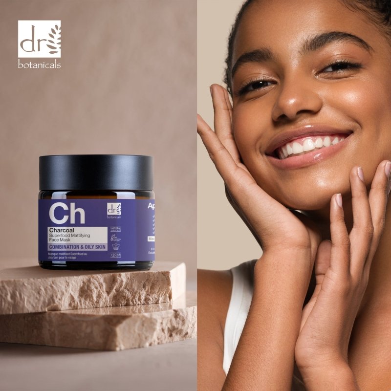 Dr Botanicals - Charcoal Superfood Mattifying Face Mask 60ml