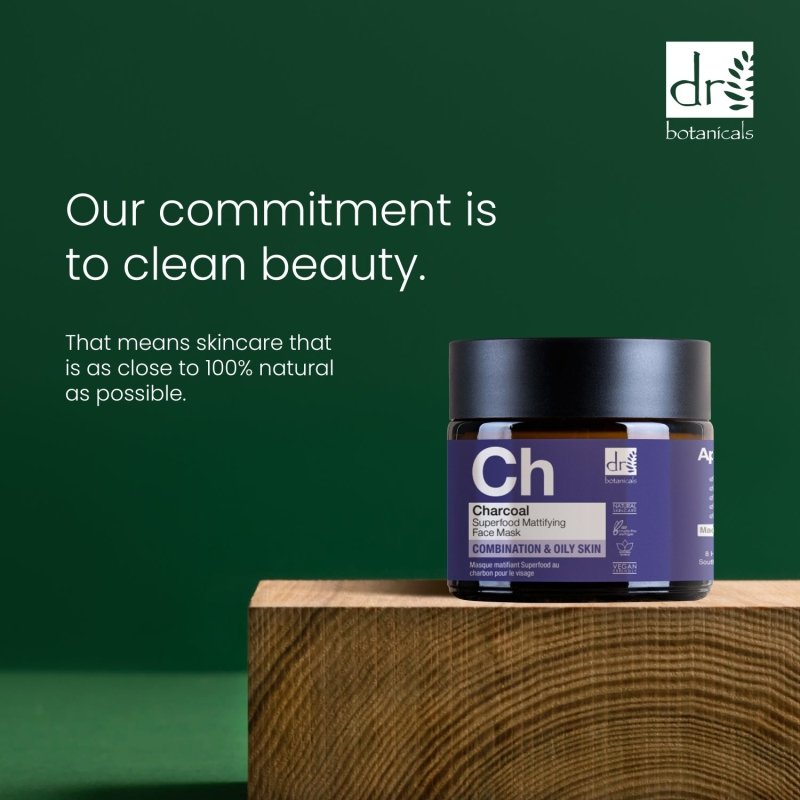 Dr Botanicals - Charcoal Superfood Mattifying Face Mask 60ml