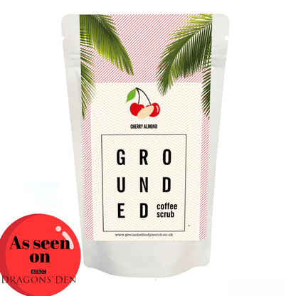 Grounded Body - Cherry Almond Coffee Body Exfoliating Scrub (200g)