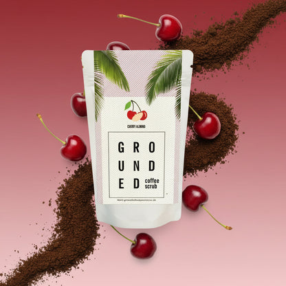 Grounded Body - Cherry Almond Coffee Body Exfoliating Scrub (200g)