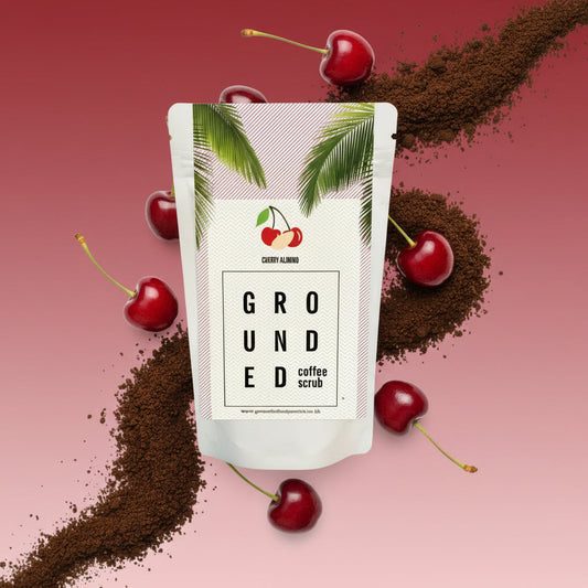 Grounded Body - Cherry Almond Coffee Body Exfoliating Scrub (200g)