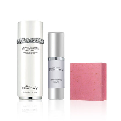 skinChemists Complete Routine: Cleansing Soap, Serum and Day Moisturiser