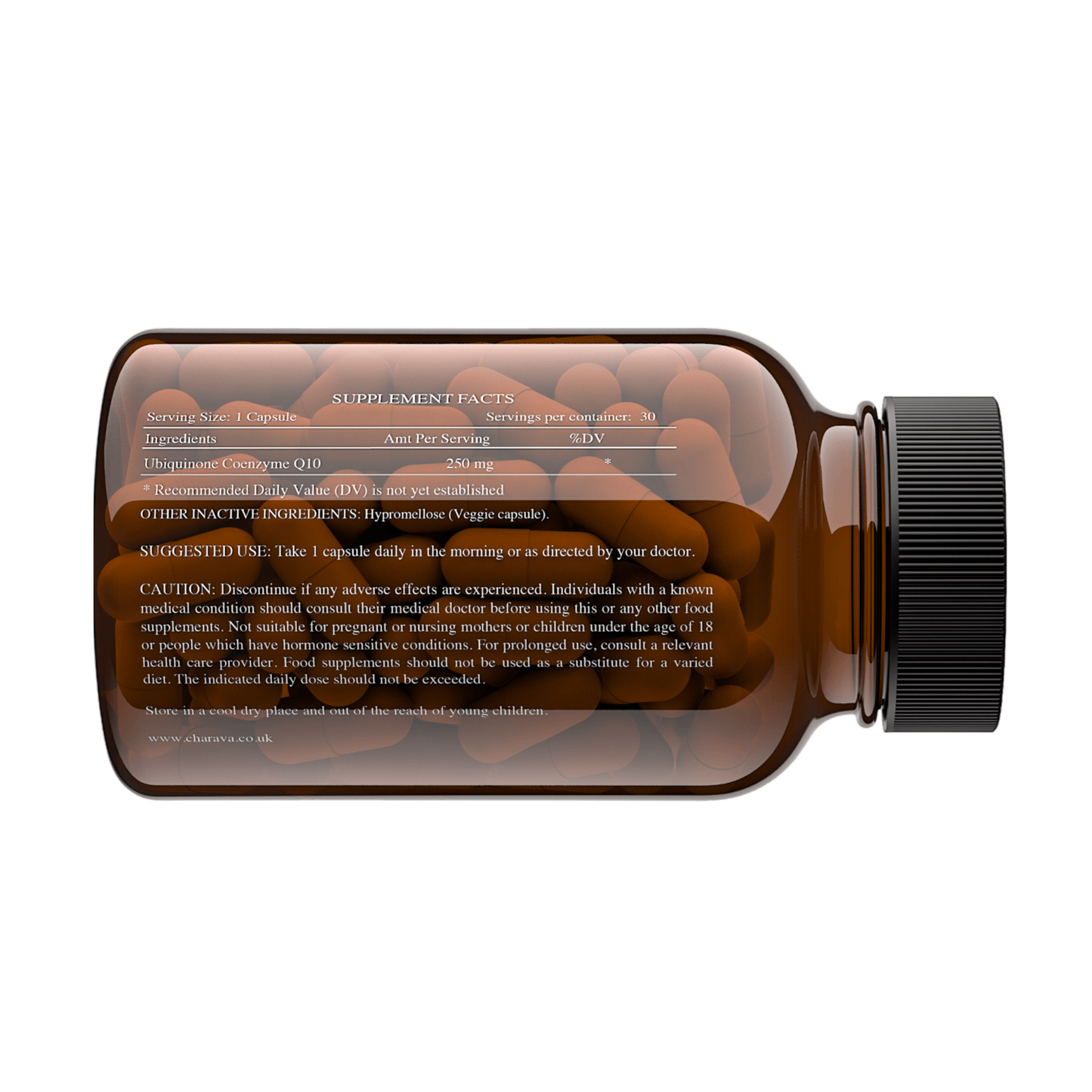 Charava UK - CoQ10 - Ubiquinone Coenzyme Q10 250mg