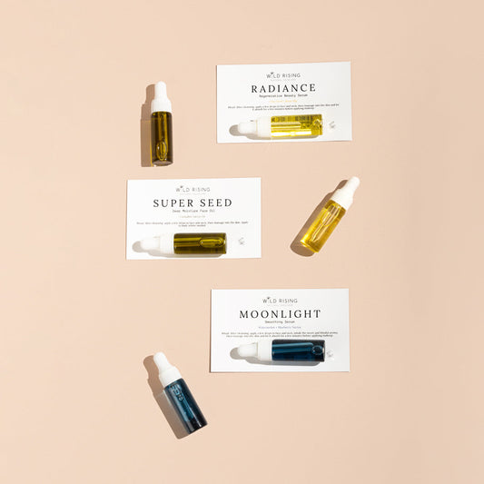 Wild Rising Skincare - Travel-Size Mini Face Oil Discovery Set