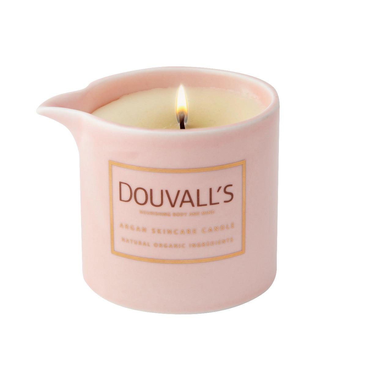 Douvall's Beauty - Organic Argan Skincare Candle, Orange & Frankincense 18og