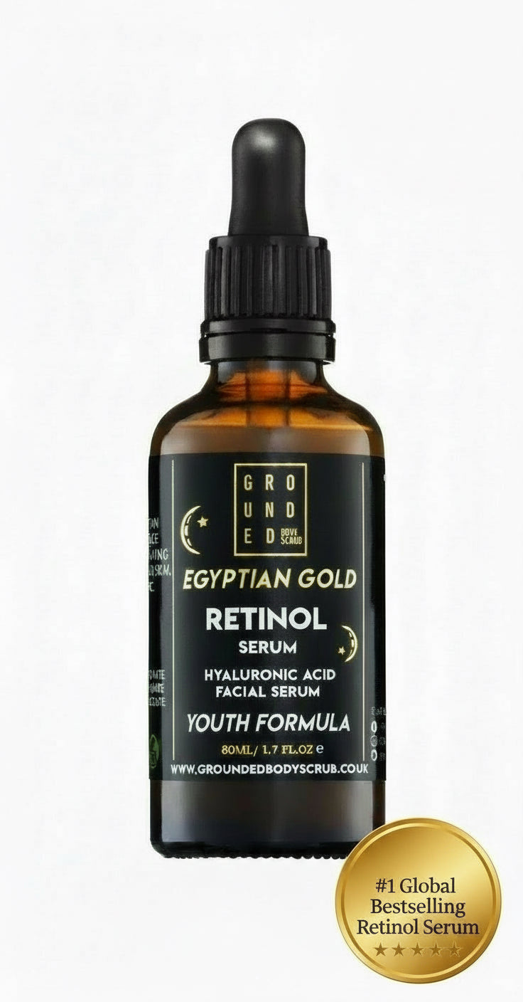 Grounded Egyptian Gold Retinol Face Serum - Anti ageing skincare